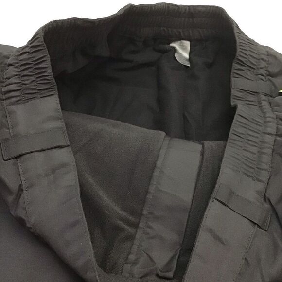 𝅺WINDBREAKER black pant fleece Lined men 2X plus  outdoor sport casual black - Picture 6 of 14